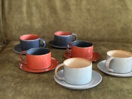 Serax KAFFEETASSEN SET TERRES DE RÊVES mit Untertassen