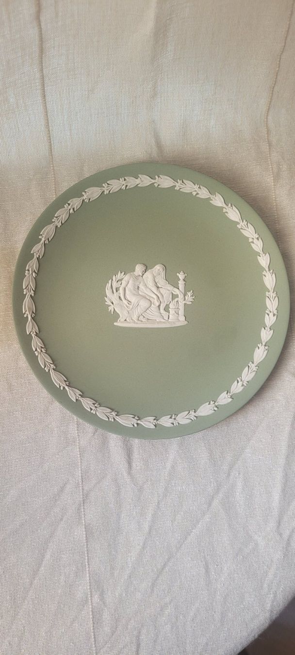 Wedgwood Teller: Wedgwood vert assiette Jasper – Gebraucht aus Vevey von lba_dd82