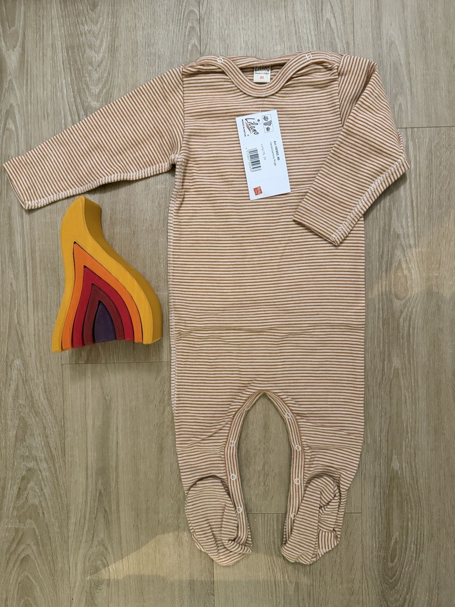Pigiama & Simili: Neu Lilano Wolle/Seide Strampler Grösse 80 – Nuovo e nell'imballaggio originale da Winterthur venduto da Joyzora94