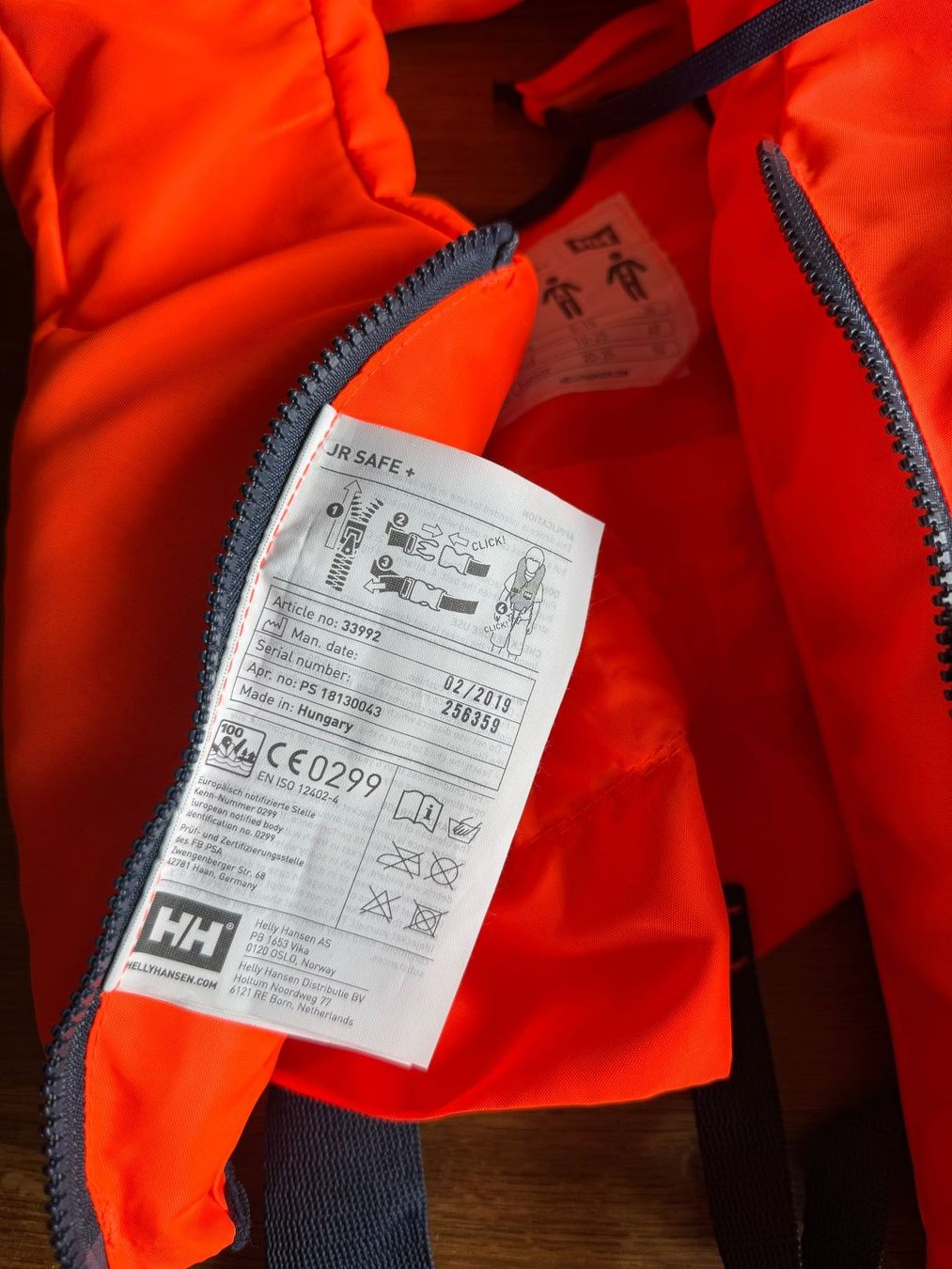 Helly Hansen Giubbotti di salvataggio: Schwimmweste Helly Hansen Junior 20 - 35 kg – Usato da Russikon venduto da izumi2010 5