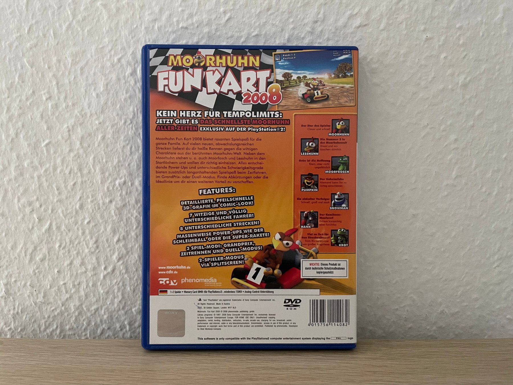 Giochi: Moorhuhn Fun Kart 2008 / PS2 – Usato da Allschwil venduto da SliceSlice 2