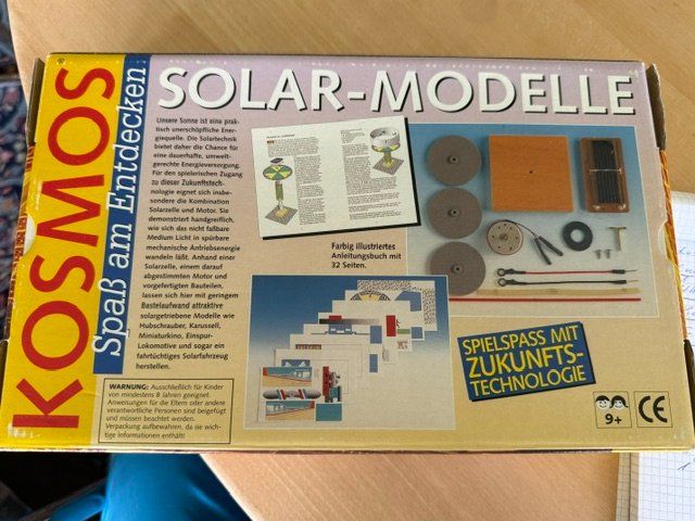 Kit bricolage: KOSMOS SOLAR-MODELLE Bastelset ab 9 Jahren – Usato da Spiez venduto da all_v6cn