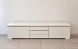 TV-Möbel weiss mit Schubladen und Türen, gebraucht