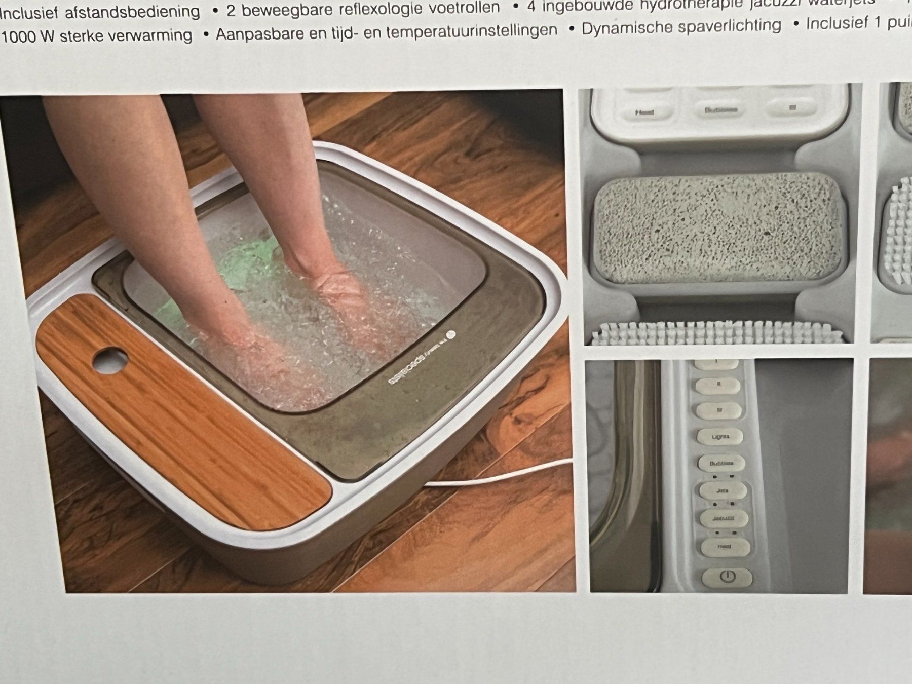 Pedicure: SCANDINAVIAN Jacuzzi Foot Bath  neu – Nuovo e nell'imballaggio originale da Gränichen venduto da Paolosch 3