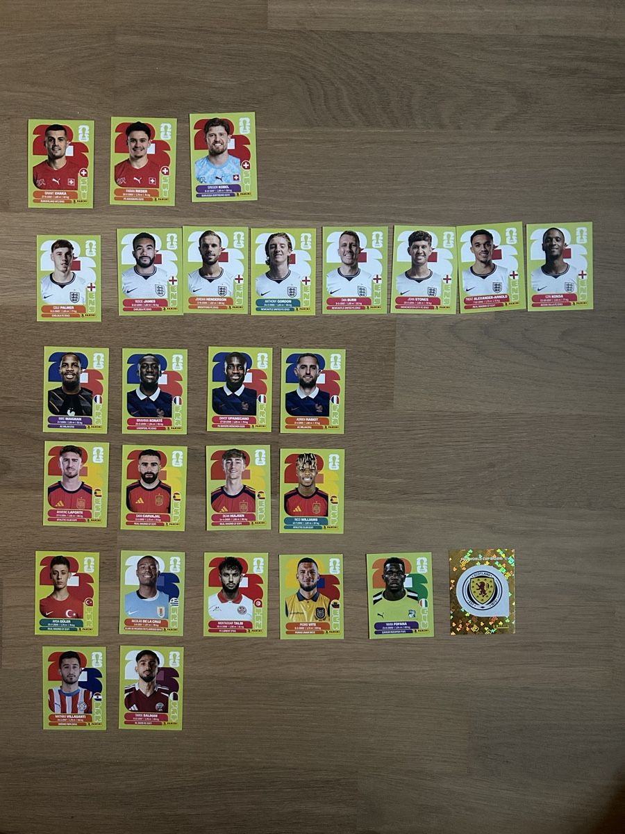 Panini Sammelbilder & Trading cards: Panini WM 27 Sticker Set – Neu (gemäss Beschreibung) aus Tägerwilen von NoRaq