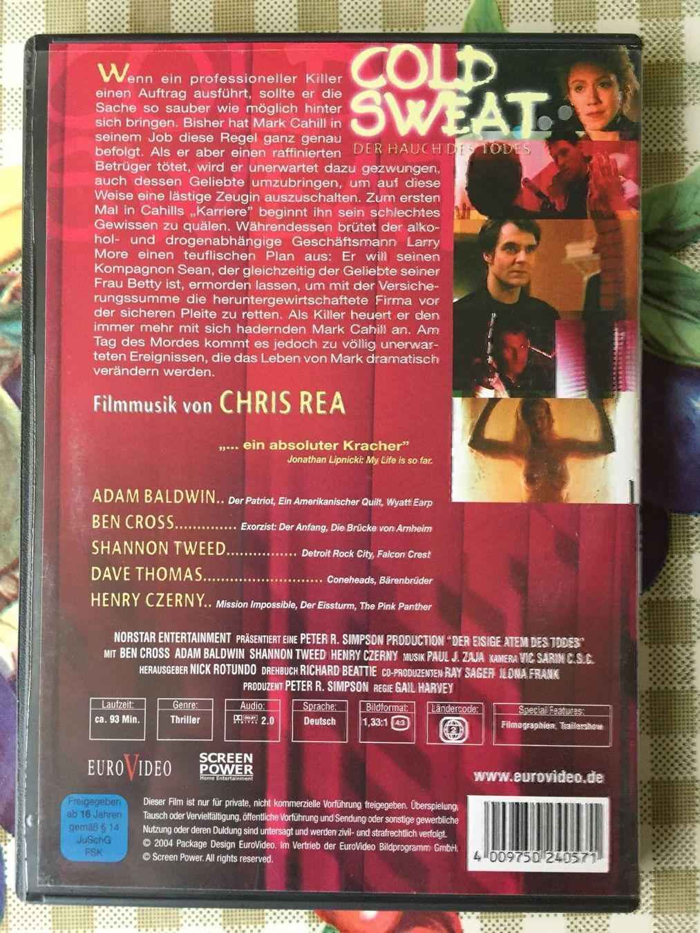 Tutti i DVDs: Cold Sweat - Der Hauch des Todes – Usato da Rüti ZH venduto da alumedien 1