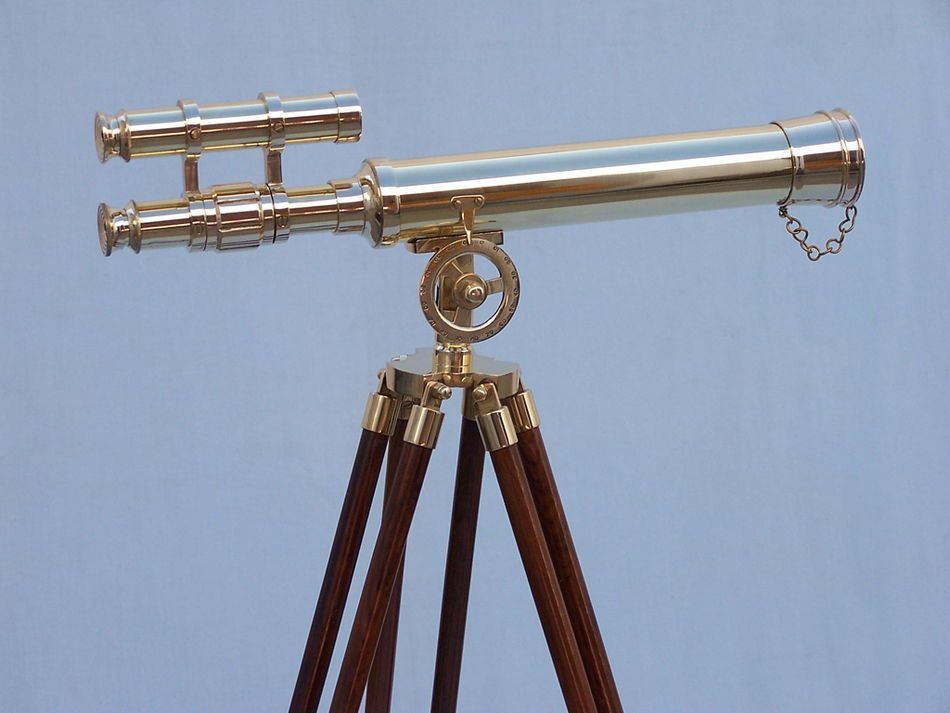 Telescopi: Gilbert London Messing Teleskop 45 cm – Nuovo e nell'imballaggio originale da Valbonne venduto da laiton.france 2