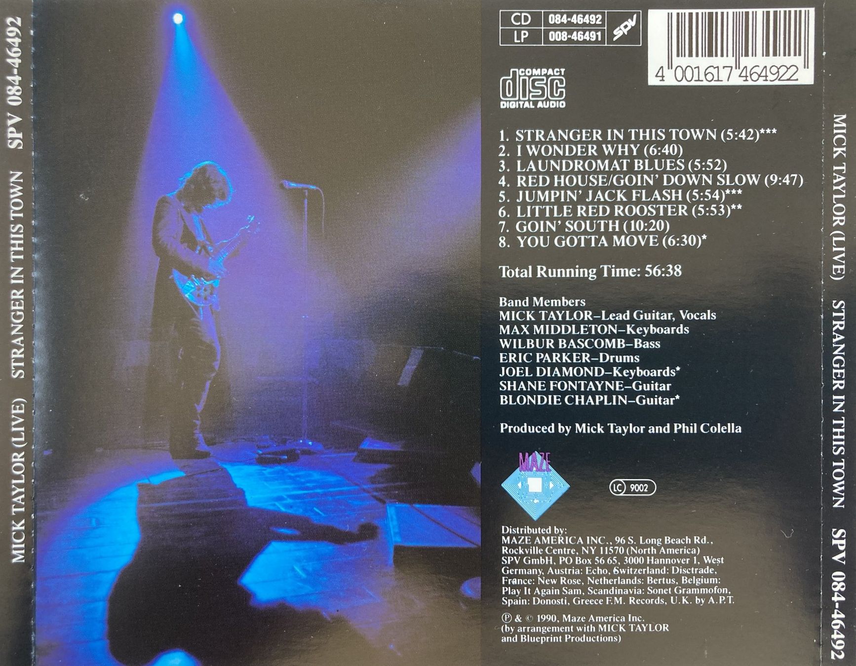 CDs: ROLLING STONES / MICK TAYLOR - STRANGER IN THIS TOWN – D'occasion à Bottens par hotter-than-hell 1