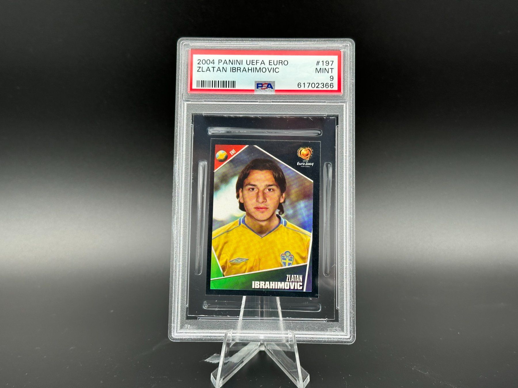 Panini Carte collezionabili: Zlatan Ibrahimovic Panini Euro 2004 PSA 9 – Nuovo (secondo la descrizione) da Hagendorn venduto da Pokecollectorch