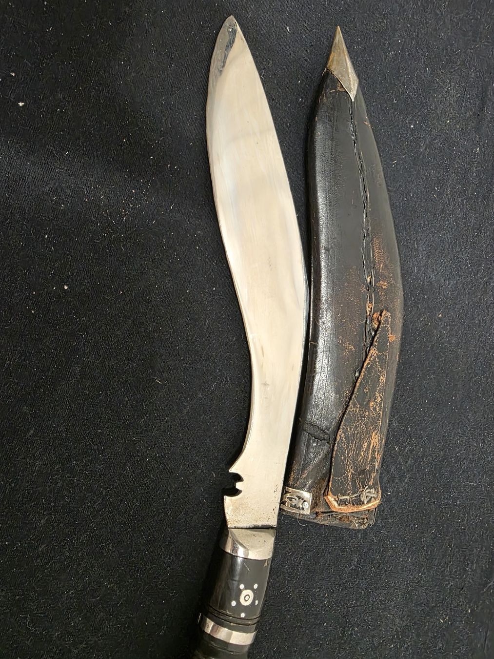 Couverts: Kukri Messer mit Scheide, gebraucht, – D'occasion à Wolfertswil par Antiko 3