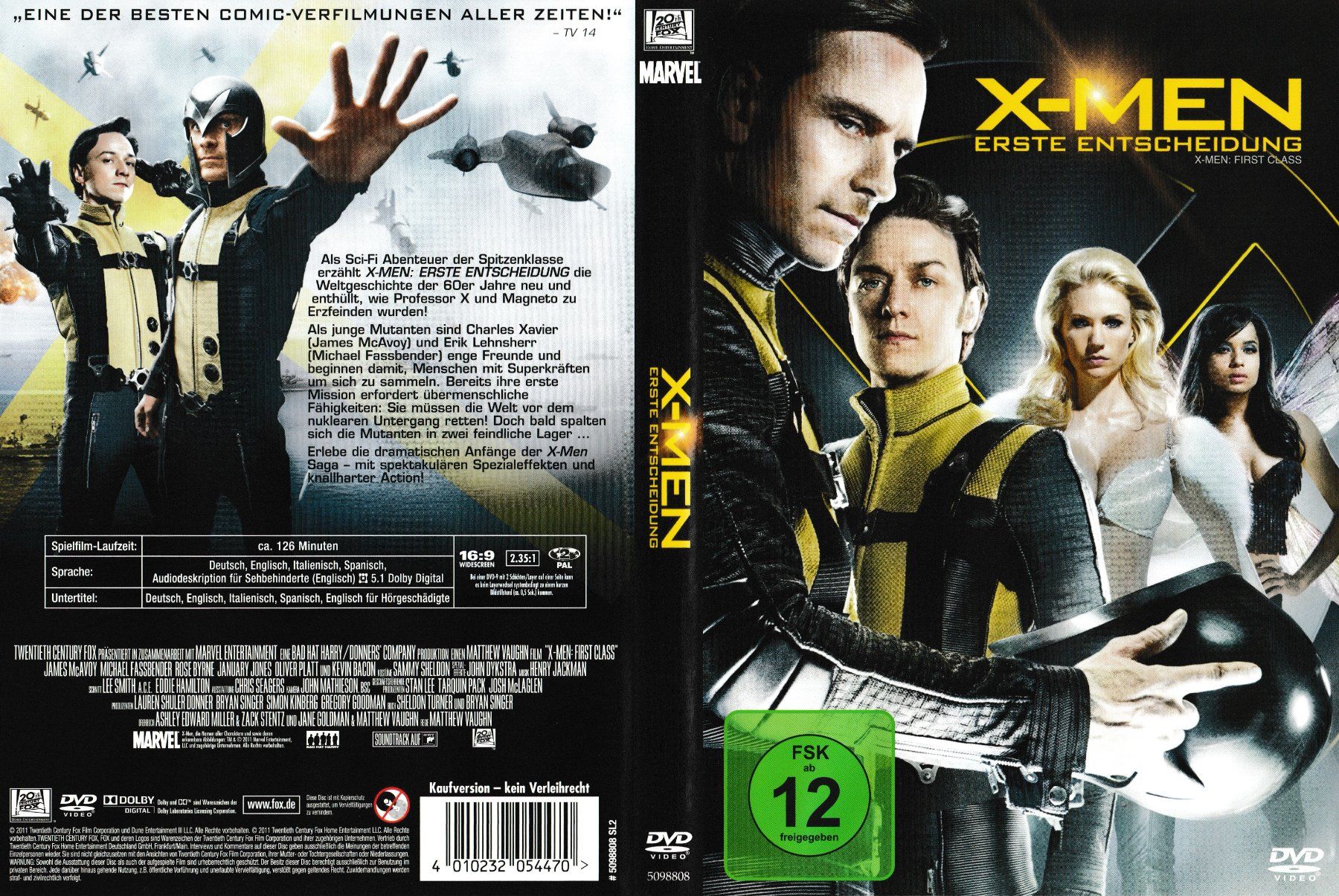 Tutti i DVDs: DVD - X-Men: Erste Entscheidung – Usato da Langnau am Albis venduto da MediaRescuerKeLoX