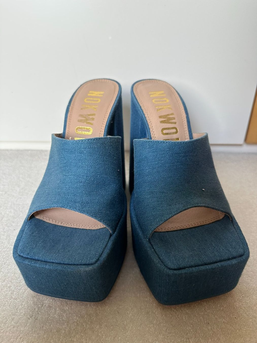Damenschuhe: NOKWOL Denim Platform Heels – Gebraucht aus Sevelen von per_w85c