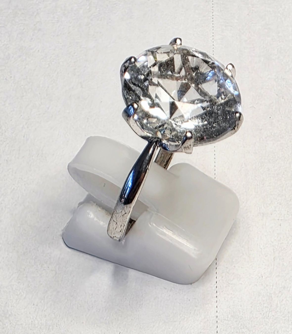 Ringe: Weiss Topas Fingerring Silber – Neu (gemäss Beschreibung) aus Zürich von benedikt12 2