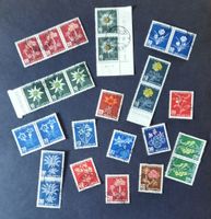 8-16-1 Timbres Helvetia Pro Juventute oblitérés. Années 40