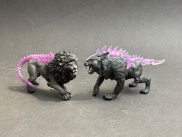 NEU Eldrador Schleich Schattenwolf Wolf Schattenlöwe Löwe