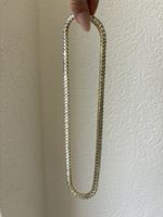 Tennis Kette goldfarben