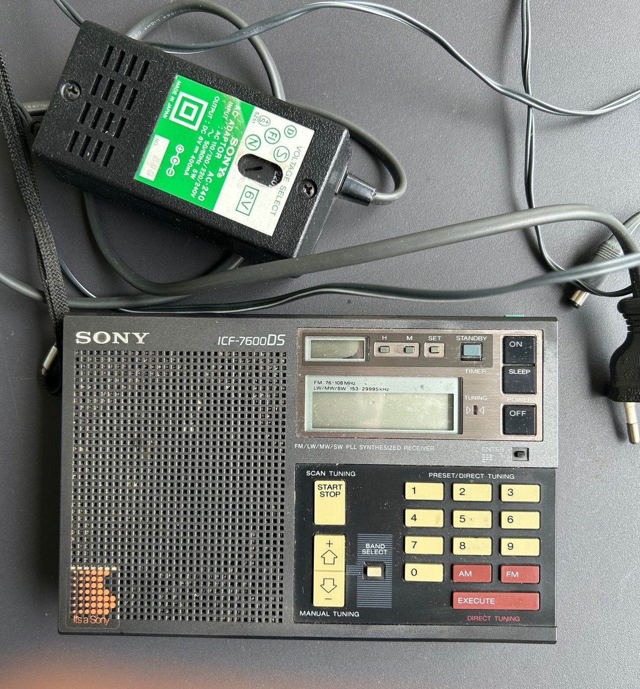 Sony Radio: Sony ICF-7600DS Weltempfänger – Usato da St. Gallen venduto da medamil 3