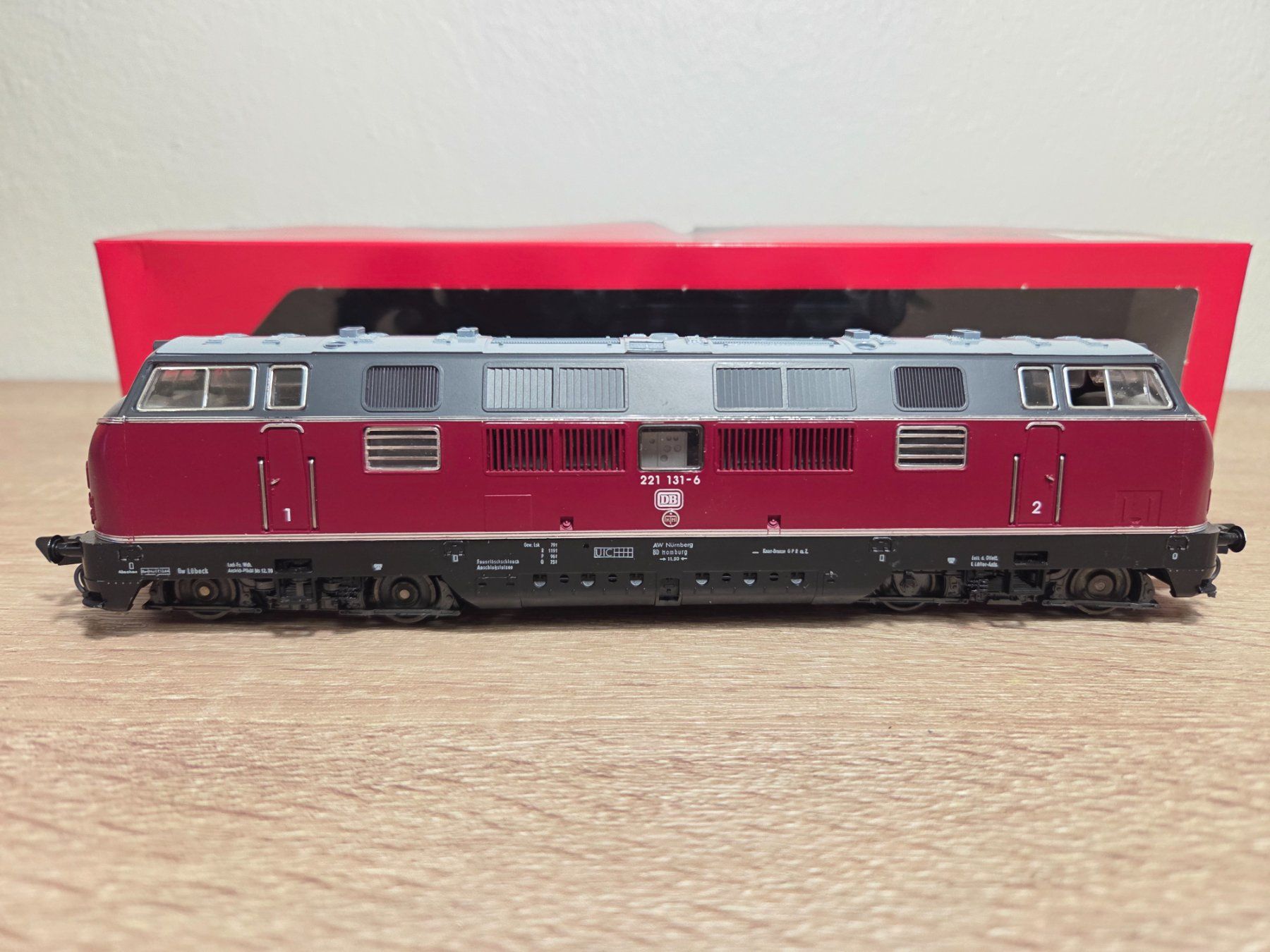 Fleischmann Modelleisenbahnen: Fleischmann Diesellok V221 DB H0 – Gebraucht aus St-Aubin-Sauges von Lo_Go 1