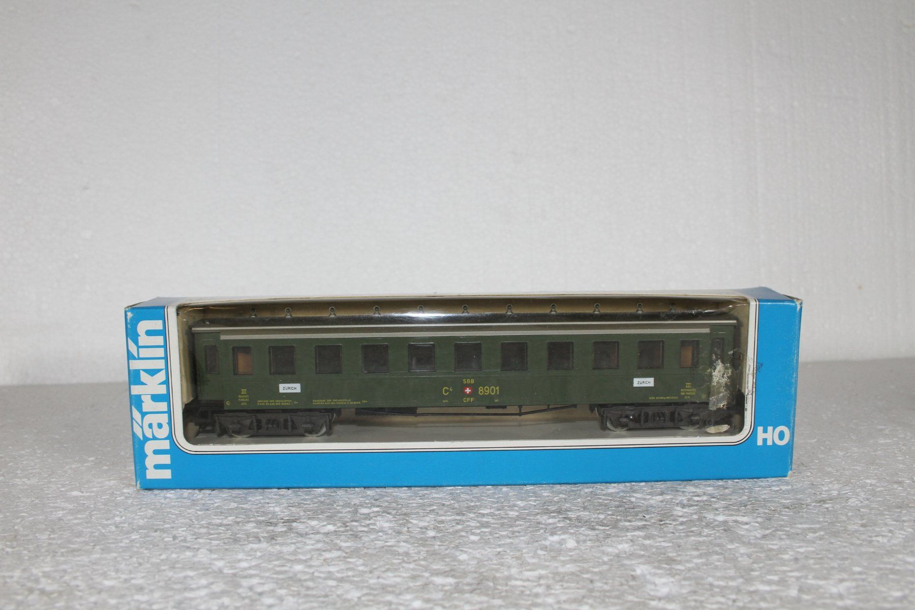 Märklin Modelleisenbahnen: Märklin 4138 SBB 3.Kl. Personenwagen Oldtimer – Gebraucht aus Triesen von gleis8
