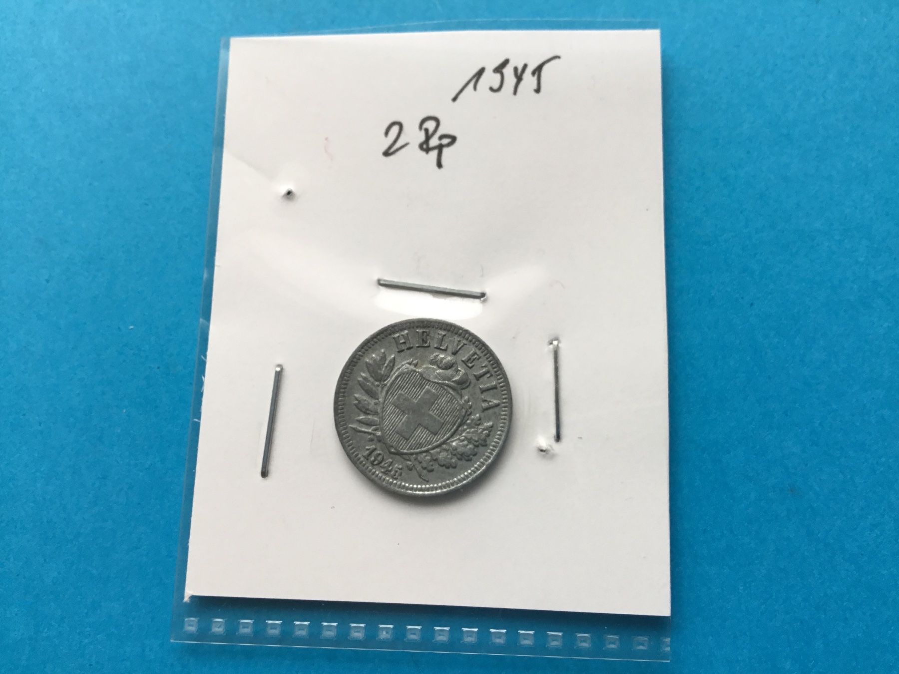 Tutti le monete: 2 Rappen 1945 VZ – Usato da St. Margrethen SG venduto da alfapeugeot10 2