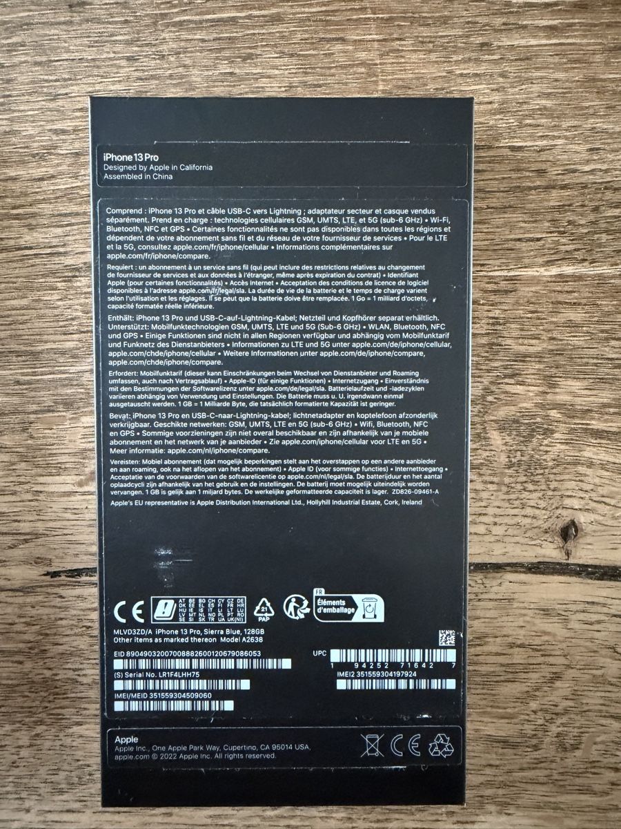 Apple Telefoni cellulari / Smartphones: Iphone 13 Pro – Usato da Augst BL venduto da cel_5b6y 6