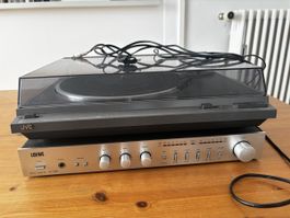 JVC Plattenspieler mit LOEWE Verstärker