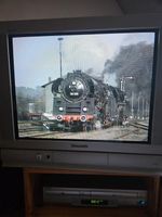 Panasonic Quintrix CRT Retro TV + Sony VHS/DVD Combo – 2× SC