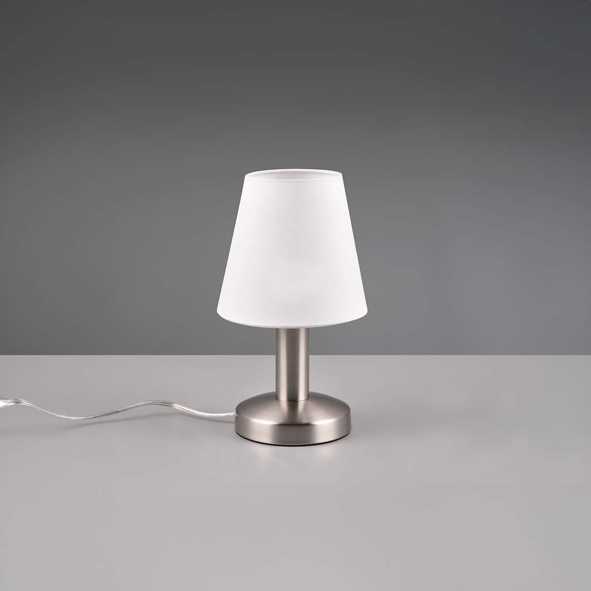 Lampade: Tischleuchte, Stoffschirm, 24 cm Höhe – Nuovo (secondo la descrizione) da Kreuzlingen venduto da Smart-Light 1