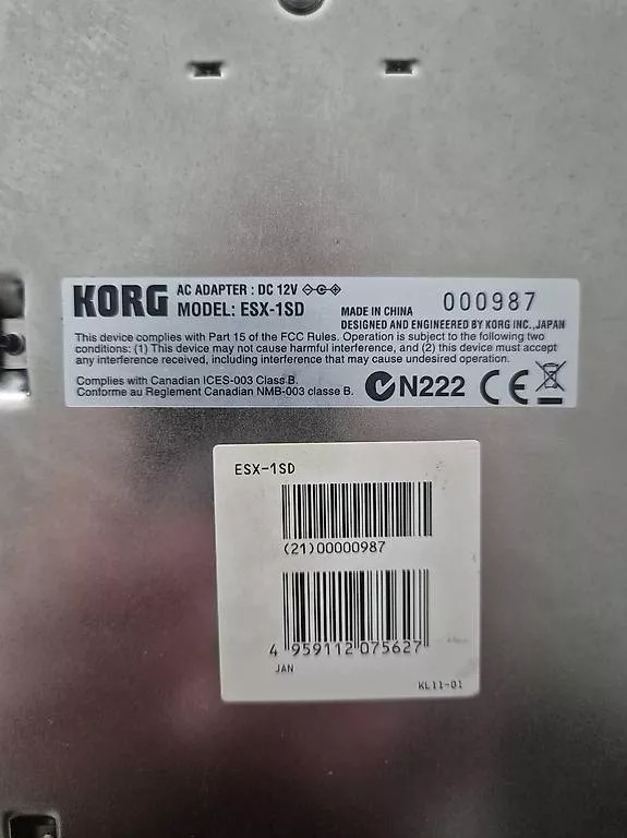 Strumenti musicali: Korg Electribe SX (ESX-1SD) SD-Version – Usato da Sevelen venduto da nor_6b99 4