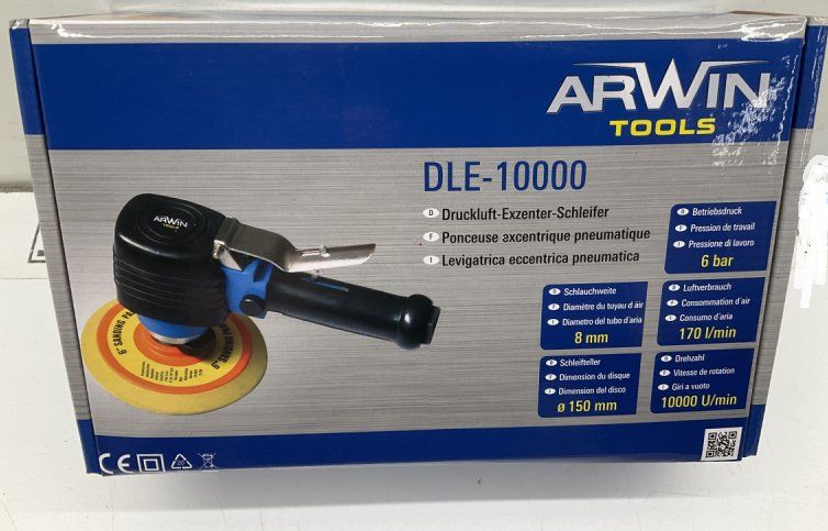 Smerigliatrici & Lucidatrici: Arwin Druckluft-Exzenterschleifer DLE10000 – Nuovo e nell'imballaggio originale da Kehrsatz venduto da CIVOMILES