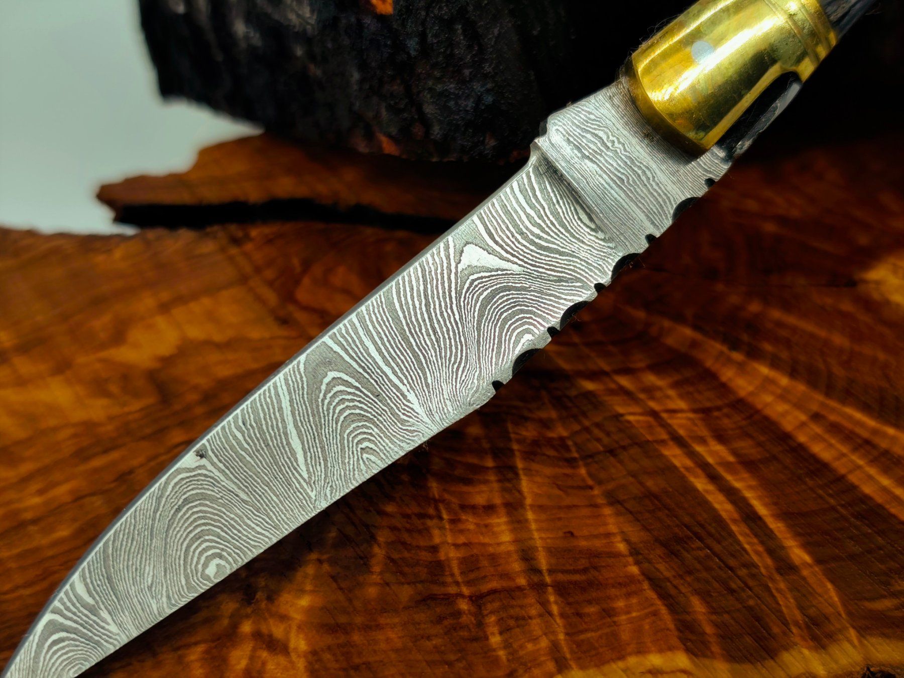 Accessori: Laguiole Damast Messer Klappmesser echtes Damastmesser – Nuovo e nell'imballaggio originale da Arlesheim venduto da Premius_1 3