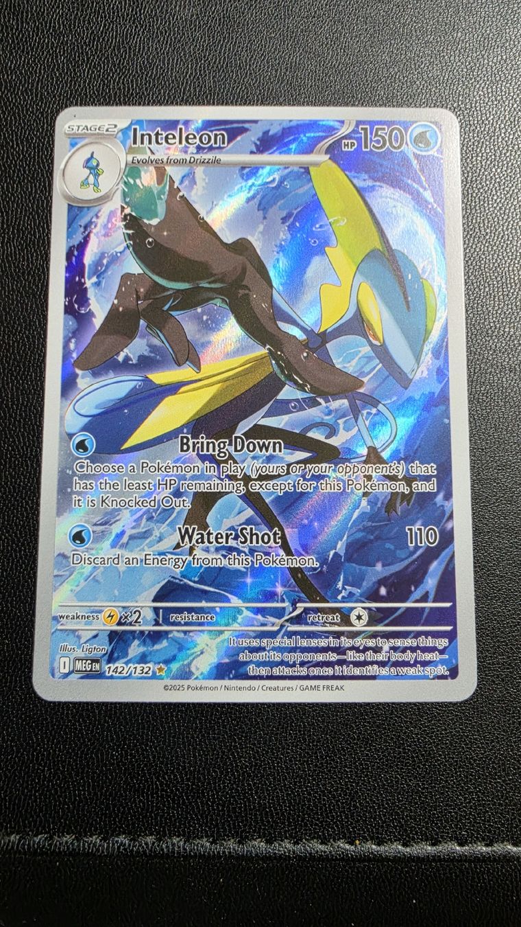 Pokémon Carte collezionabili: Pokémon Mega Evolution - Inteleon - MEG 142/132 – Nuovo (secondo la descrizione) da Cheseaux-Lausanne venduto da Amnesiak17 2