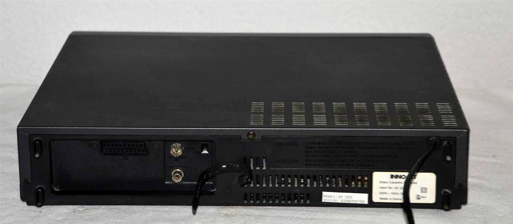 Aufnahmegeräte: Videorecorder VHS  Inno-Hit SV1231 magnétoscope – Gebraucht aus Collonges von arashee 3