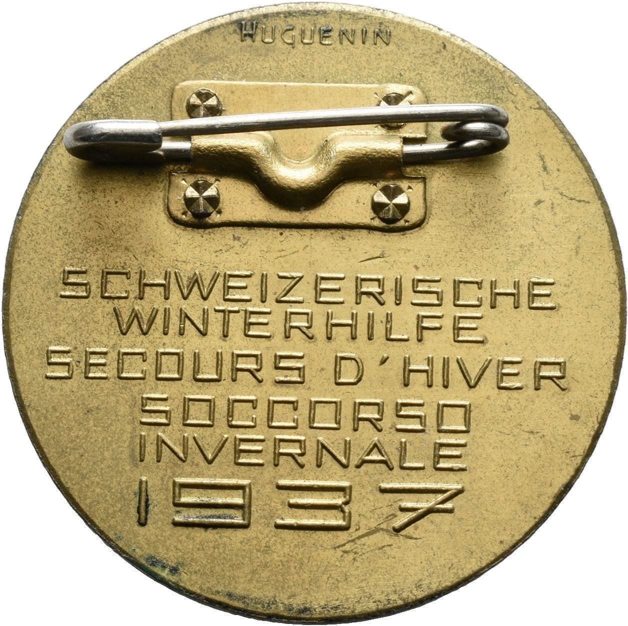Medaglie: Winterhilfe 1937   /1488 – Usato da Trimbach venduto da Solothurn1 1