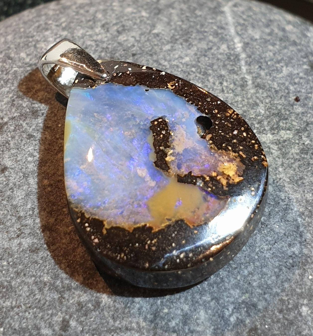 Ciondoli: Anhänger Boulder Opal. – Nuovo (secondo la descrizione) da Niederbüren venduto da Raphael014 6