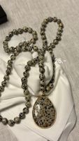 Collier en pierre naturelle Dalmatian 86 cm