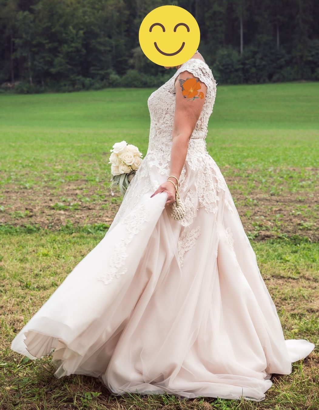 Vestiti: Wunderschönes Hochzeitskleid Beige – Usato da Embrach venduto da Schnufi66 2