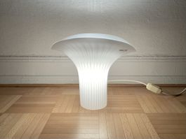 Formschöne Murano Glas Tischlampe vintage Designerlampe 80er