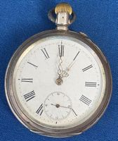 ANTIKE TASCHEN UHR VON GÉDÉON THOMMEN  0.800 SILBER