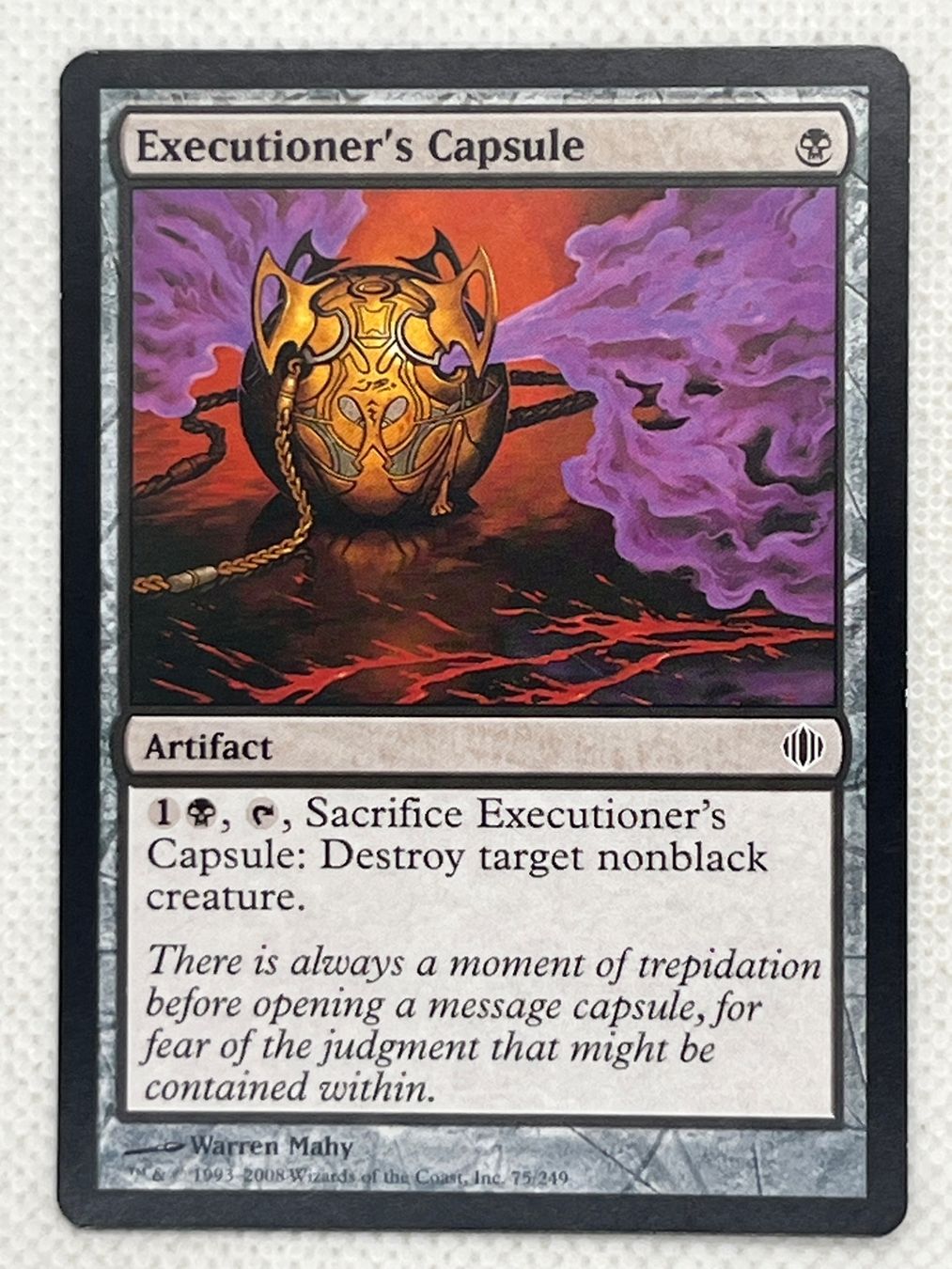 Magic The Gathering Sammelbilder & Trading cards: MTG Executioner’s Capsule ALA 75 Englisch Common – Gebraucht aus Hinterkappelen von Kim1992