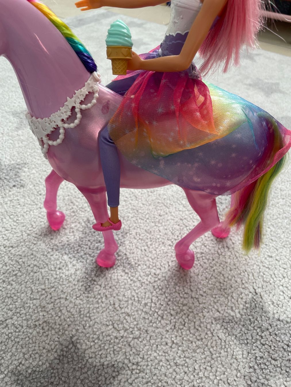 Puppen: Barbie Dreamtopia Prinzessinnen mit Pferd – Gebraucht aus Baar von Chrila3 5