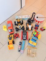 Spielzeug Fahrzeuge Bau-Set mit Trommel guter Zustand
