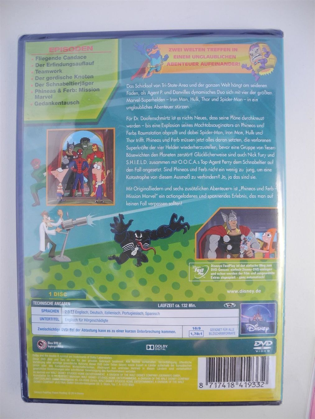 Tutti i DVDs: Disney DVD Mission Marvel, Nr. 465 – Nuovo e nell'imballaggio originale da Kottwil venduto da Crazyrolf 1