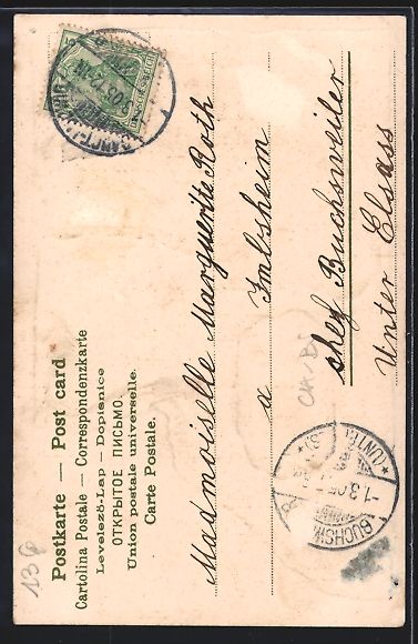 Cartoline postali: Basel, Das Münster, Spalenthor u. Wappe – Usato da Berlin venduto da bartko-reher 1
