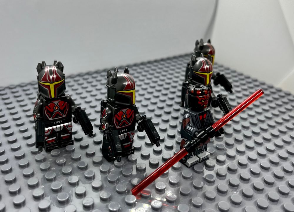 Darth Maul + 4 Mandalorian Super Commandos Minifiguren (Neu (gemäss ...