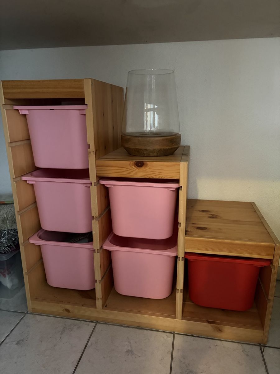Scaffali: Ikea TROFAST in "Treppenform" Aufbewahrung mit Boxen – Usato da Sevelen venduto da gsandax