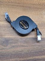 REXLIS RJ45 LAN Kabel aufrollbar schwarz