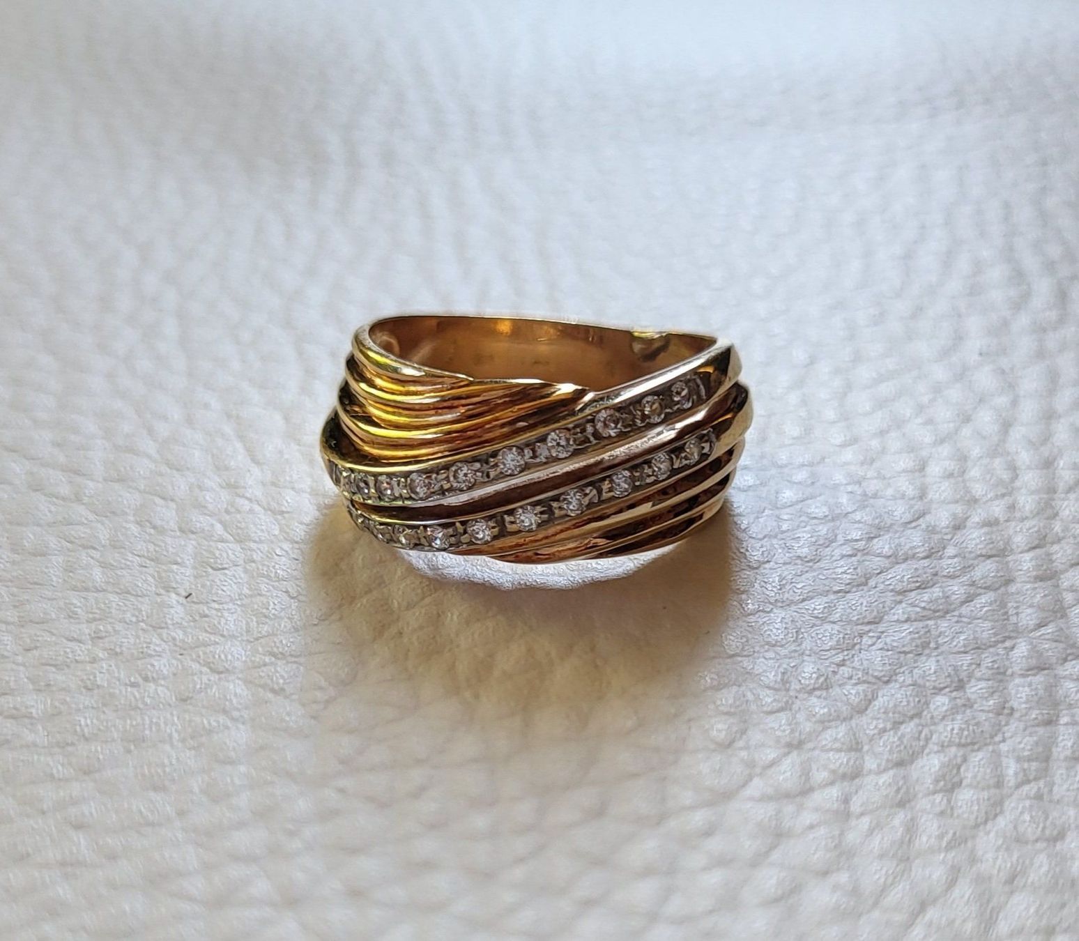 Anelli: Gold 585 Massiv Ring Mit Steine – Usato da Wald ZH venduto da Dasilver 8