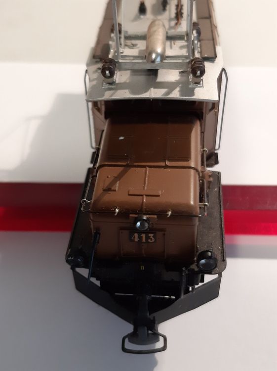 Bemo Modelleisenbahnen: Bemo H0m 1255 121 RhB Ge 6/6 I 413 Krokodil digitalisiert – Gebraucht aus Thun von Schwarzsee48 6