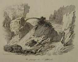 GOTTHARD, STAHLSTICH 1836